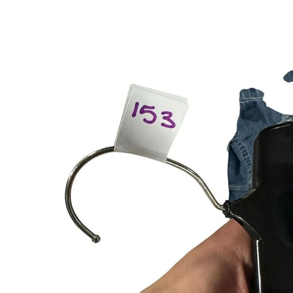 New Etica Remi Reconstructed Puff Sleeve Blue Denim Jacket XS - Picture 7 of 7